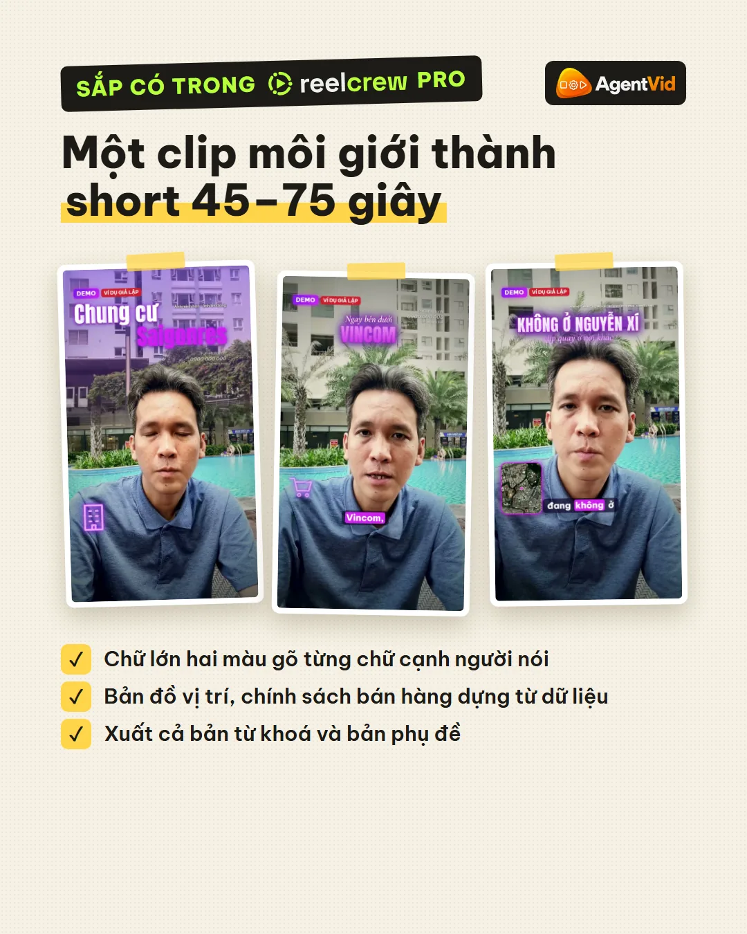 Video giới thiệu trọn dự án từ một clip sale