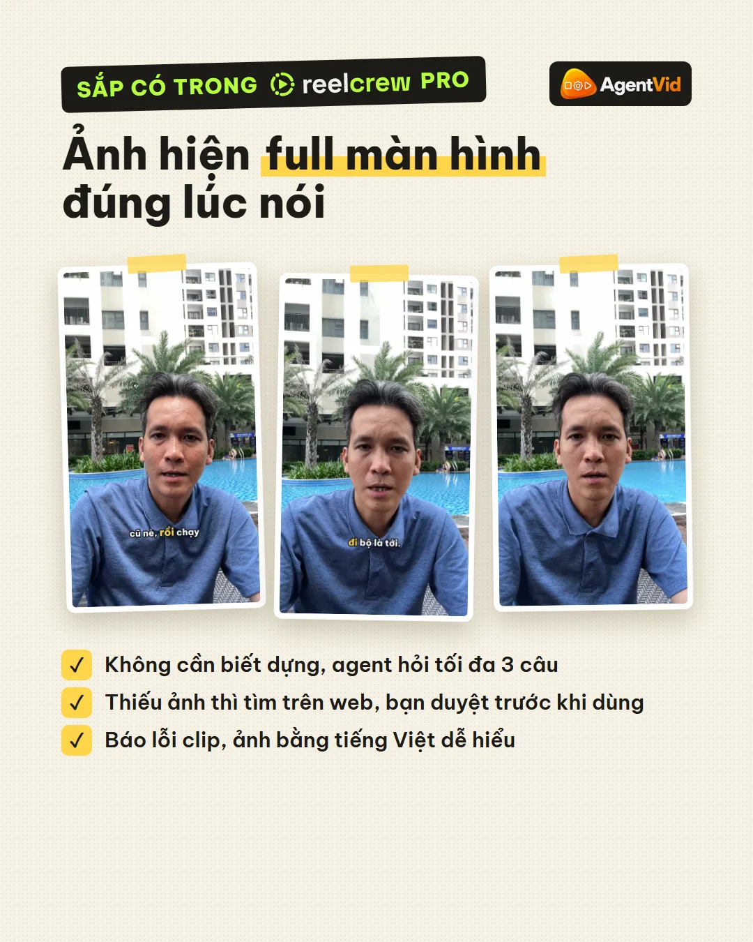 Real estate agents make their own videos: pictures show as they speak