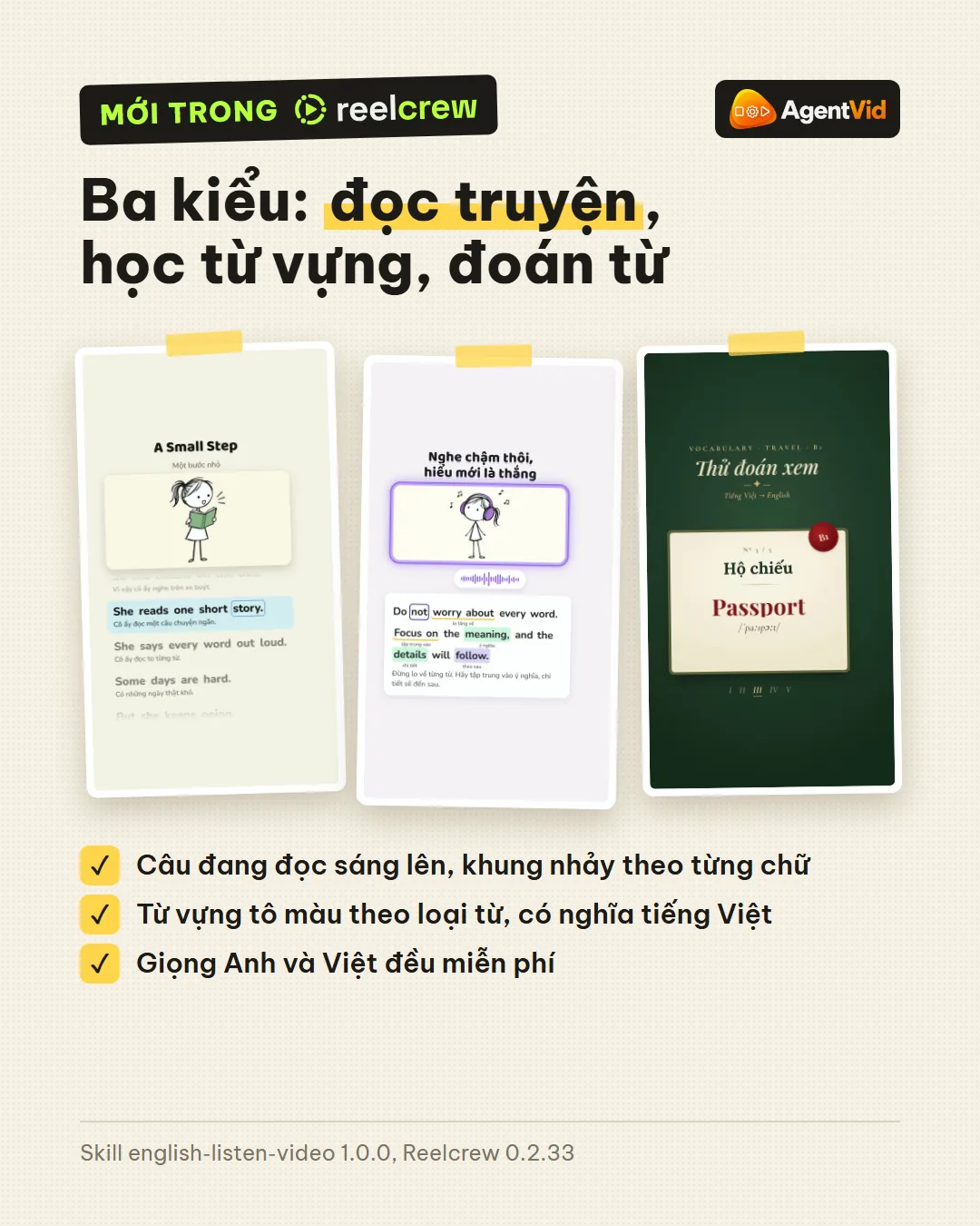 English listening videos for Vietnamese learners
